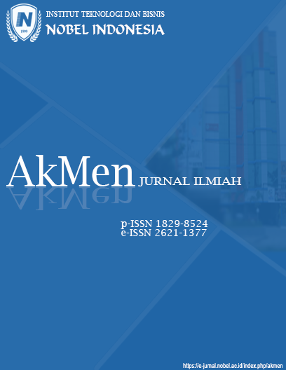 					View Vol. 22 No. 2 (2025):  AkMen JURNAL ILMIAH
				