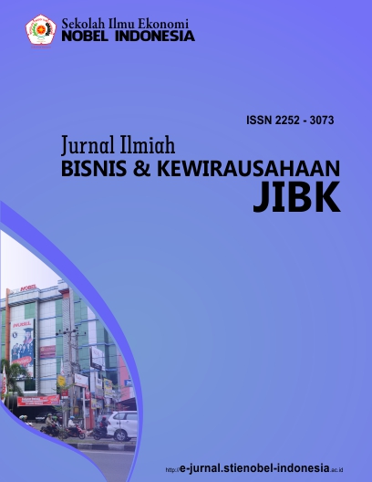 					View Vol. 4 No. 4 (2015): Jurnal Bisnis dan Kewirausahaan
				