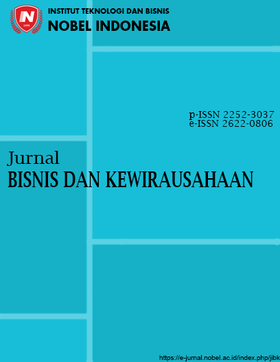 					View Vol. 14 No. 1 (2025):  Jurnal Bisnis dan Kewirausahaan
				