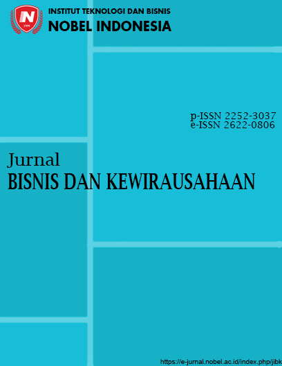 					View Vol. 14 No. 3 (2025): Jurnal Bisnis dan Kewirausahaan
				