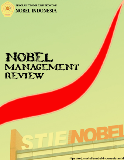 					View Vol. 1 No. 1 (2020): Nobel Management Review (NMaR)
				